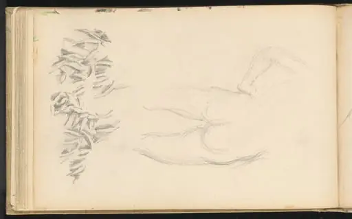 A Nude and Foliage, by Paul Cezanne