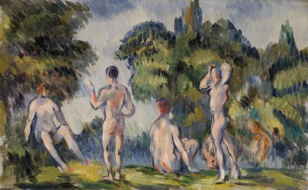 Bathers, by Paul Cezanne