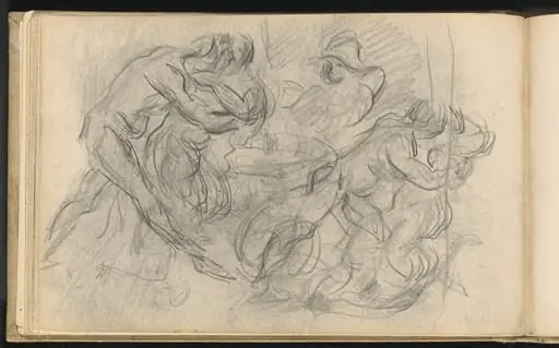Carnival Scene, by Paul Cezanne