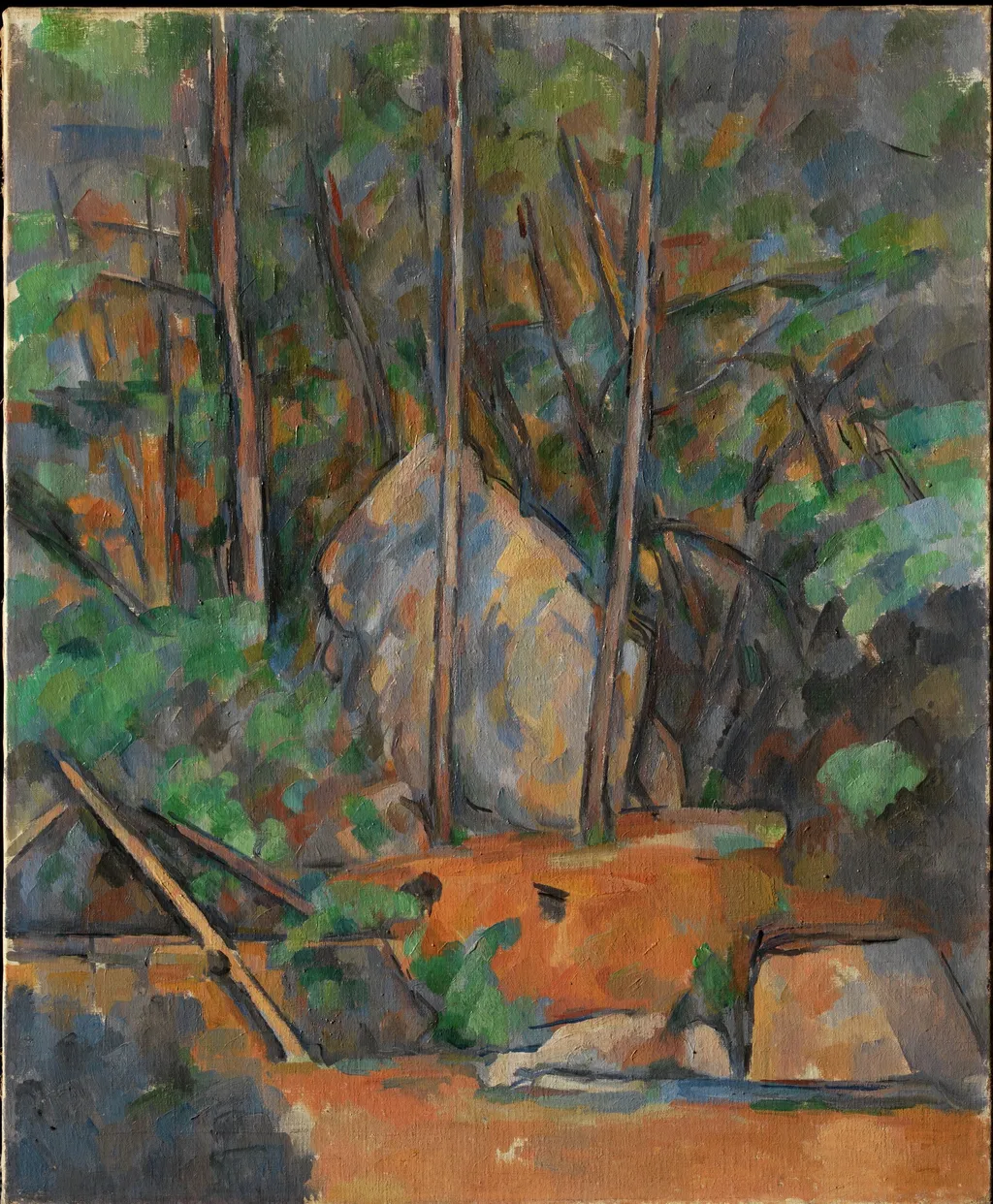 Cistern in the Park of Château Noir, by Paul Cezanne, oil, 1900