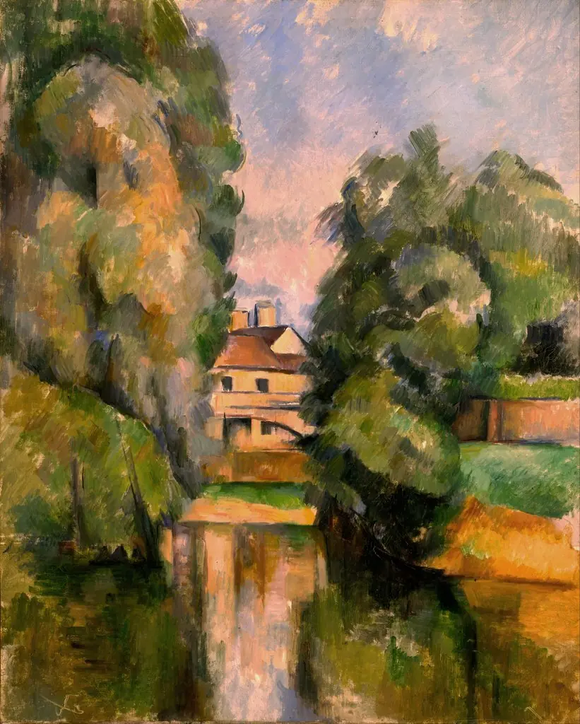 Country House by a River, by Paul Cezanne