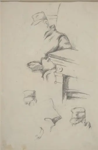 Father of the Artist [verso], by Paul Cezanne