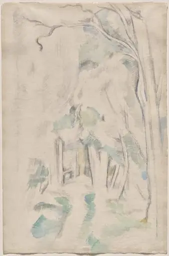 Footpath in the Woods, by Paul Cezanne