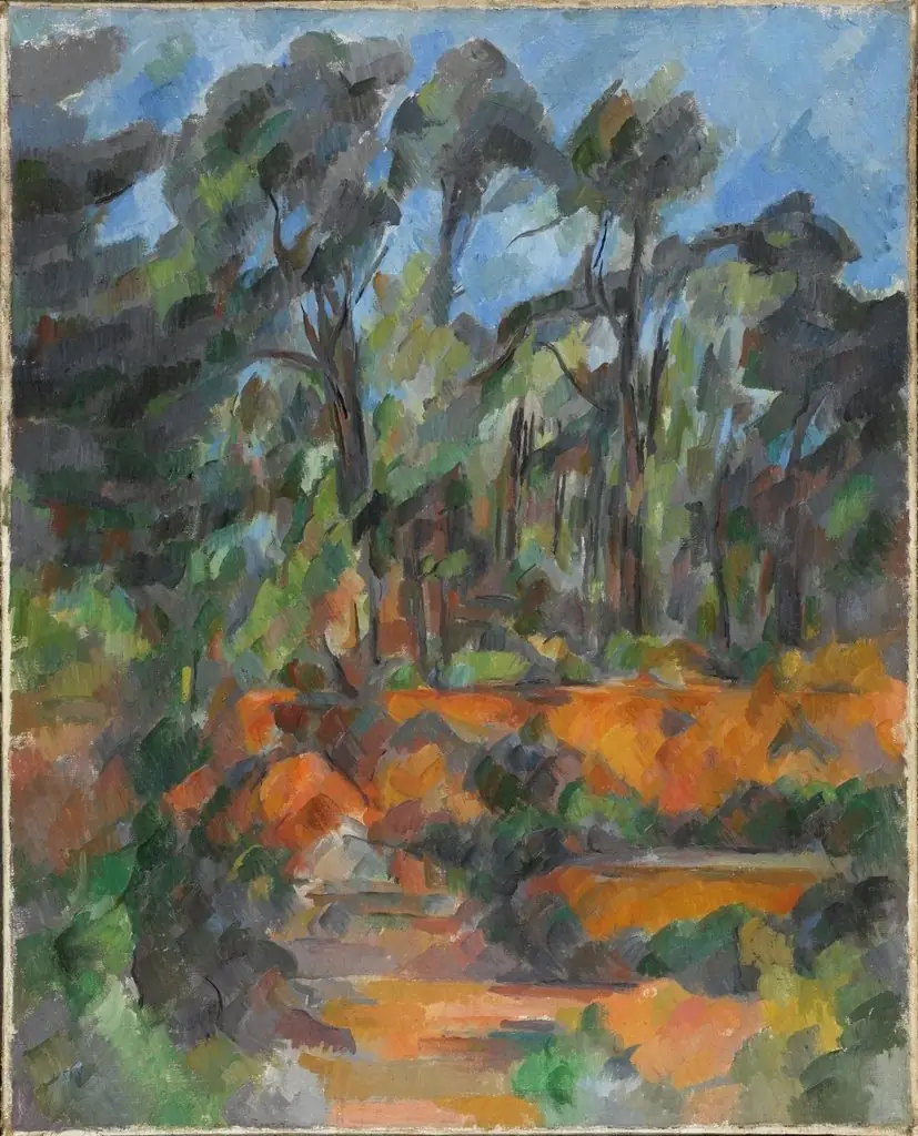 Forest, by Paul Cezanne