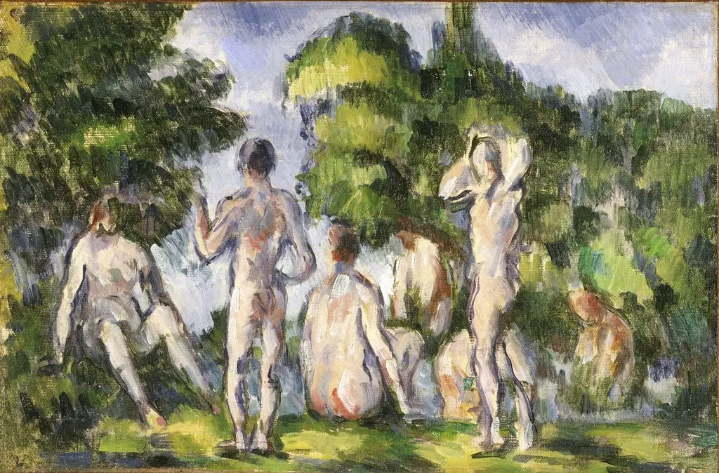 Group of Bathers, by Paul Cezanne
