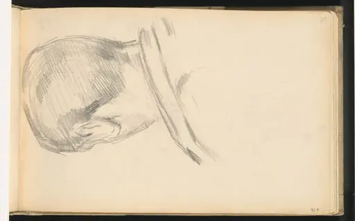 Head of a Boy Seen from Behind, by Paul Cezanne