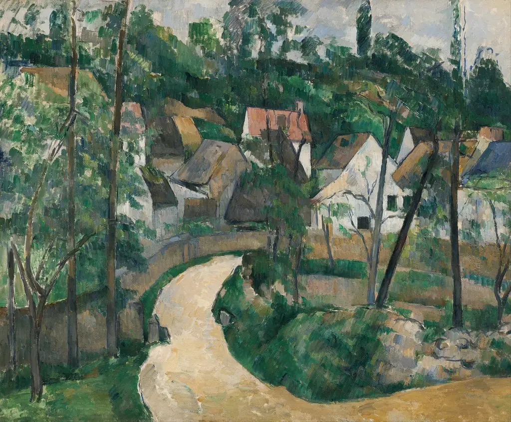 La Route tournante (Turn in the Road), by Paul Cezanne