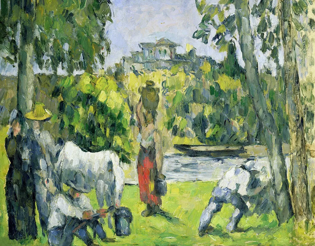 La vie des champs, by Paul Cezanne, oil, 1888