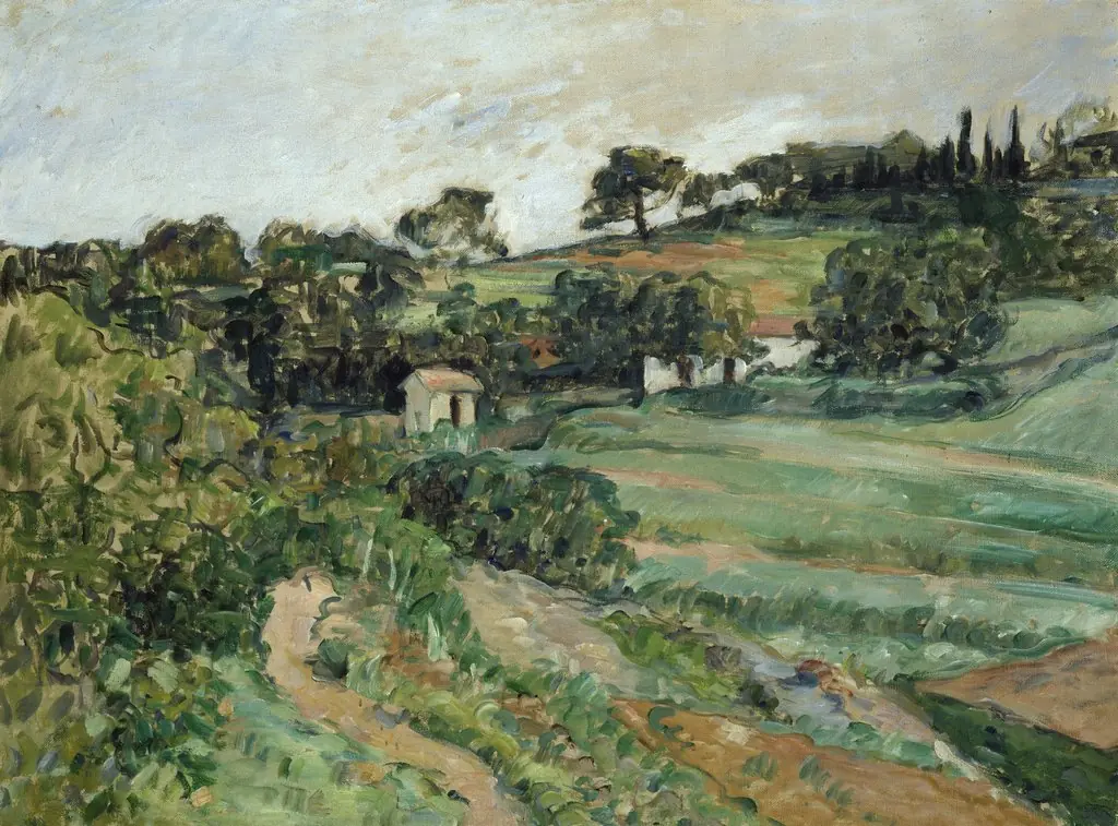 Landscape, by Paul Cezanne