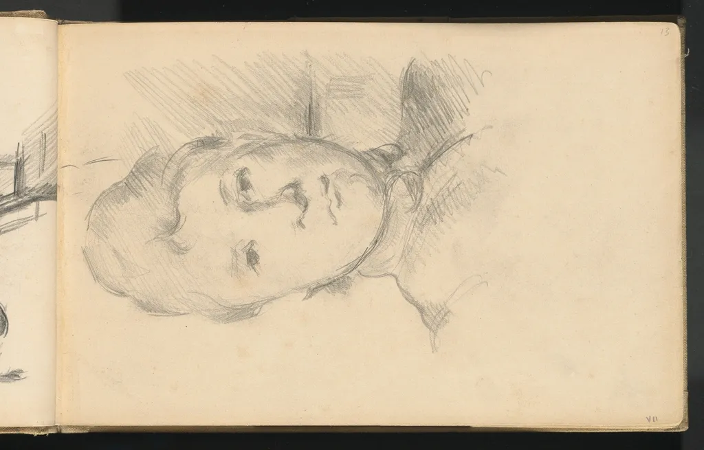 Madame Cezanne, by Paul Cezanne, graphite, 1890