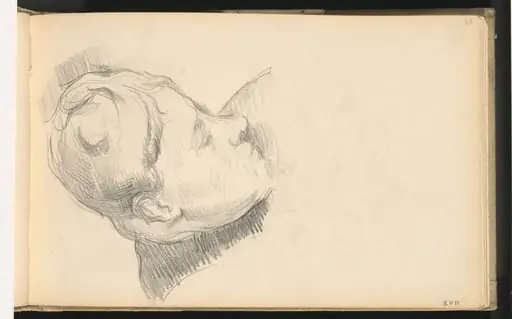 Madame Cezanne with her Head Lowered, by Paul Cezanne