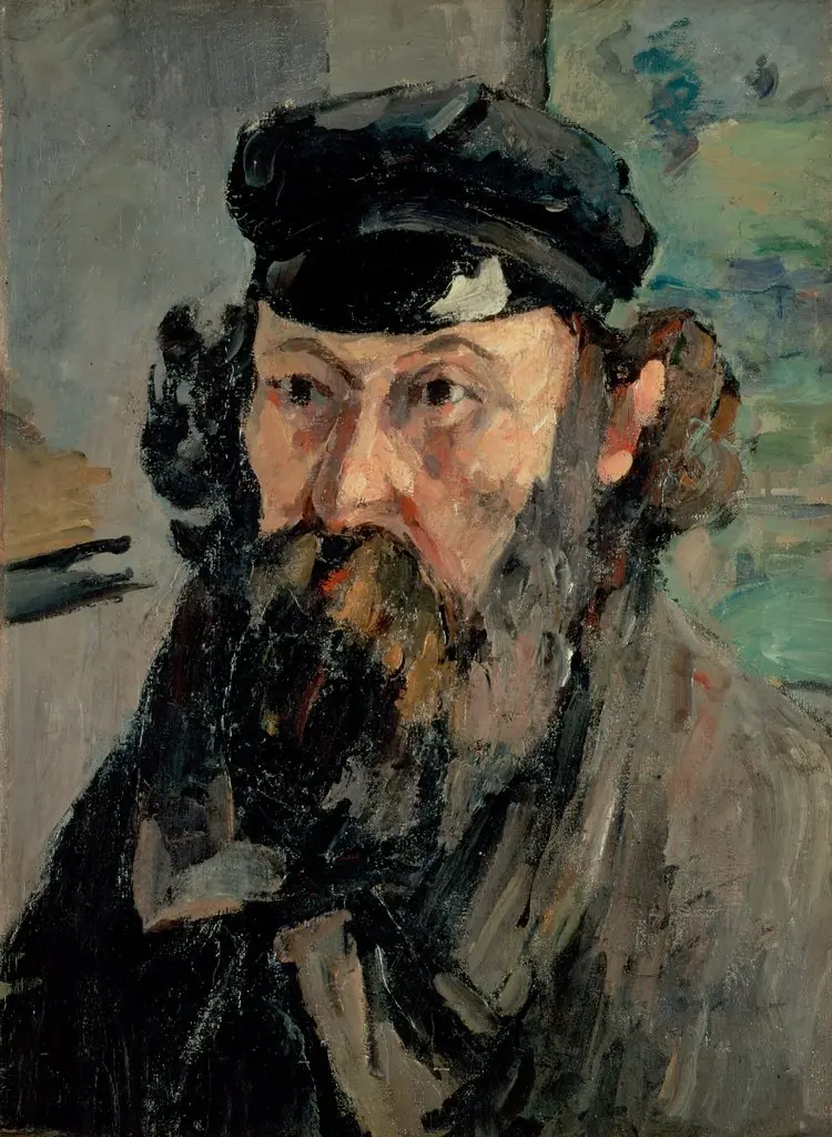 Portrait de l'artiste à la casquette (Self-Portrait in a Casquette), by Paul Cezanne