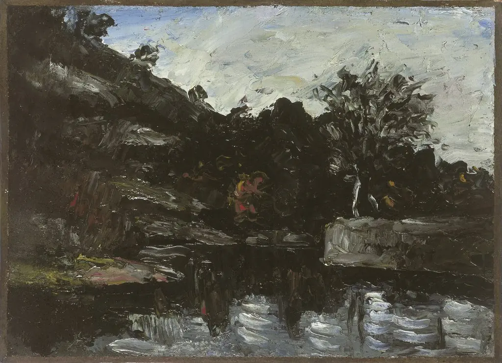 River Bend (Coin de Riviere), by Paul Cezanne