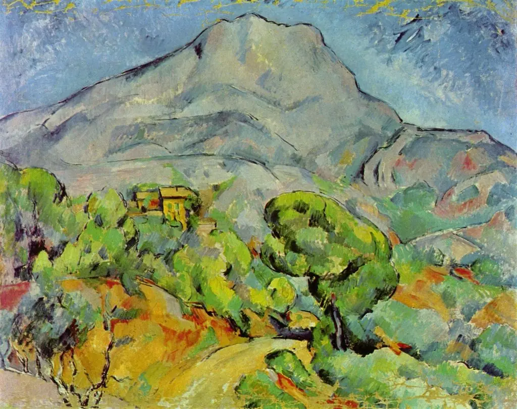 Sainte-Victoire mefta, by Paul Cezanne