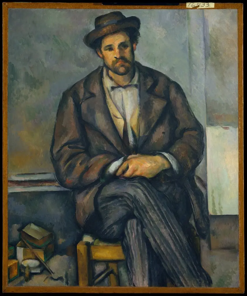 Seated Peasant, by Paul Cezanne