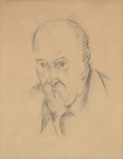 Self-Portrait [recto], by Paul Cezanne