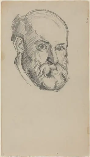 Self-Portrait [recto], by Paul Cezanne