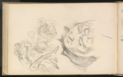 Studies Including Madame Cezanne, by Paul Cezanne