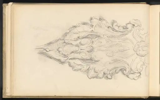 Study of a Decorative Ornament, by Paul Cezanne