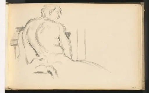 Study of Puget's "Hercules Resting", by Paul Cezanne
