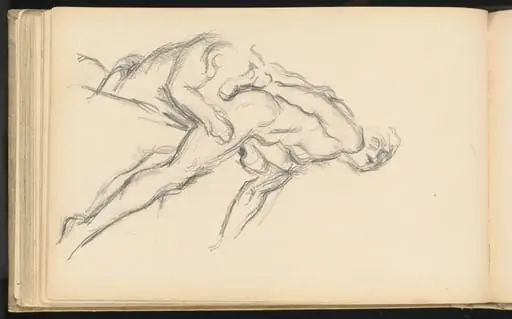 Study of Puget's "Milo of Crotona", by Paul Cezanne