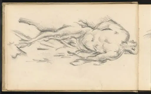 Study of Puget's "Milo of Crotona", by Paul Cezanne