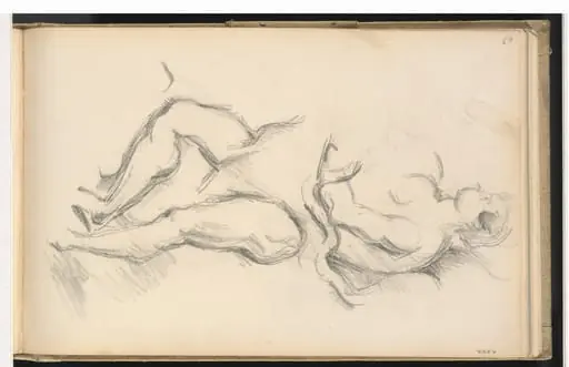 Study of the Allegorical Figure of the Genius of Health from Rubens' "The Birth of Louis XIII at Fontainbleau", by Paul Cezanne