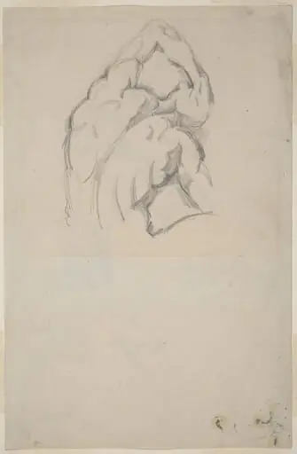 Study of the "Ecorché" [recto], by Paul Cezanne
