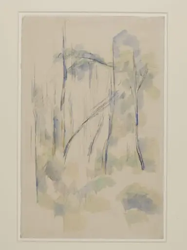Study of Trees (Sous Bois), by Paul Cezanne