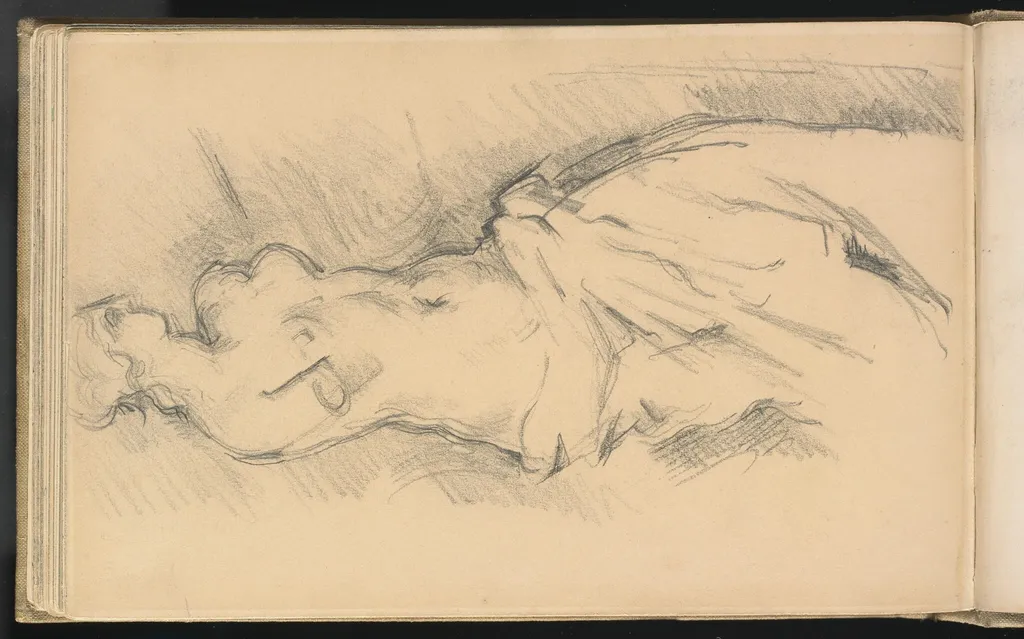 Study of "Venus de Milo", by Paul Cezanne, graphite, 1882