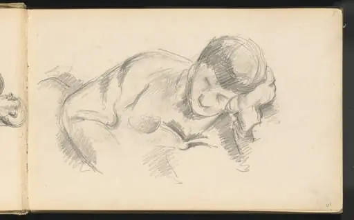The Artist's Son Leaning on his Elbow, by Paul Cezanne