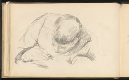 The Artist's Son Writing