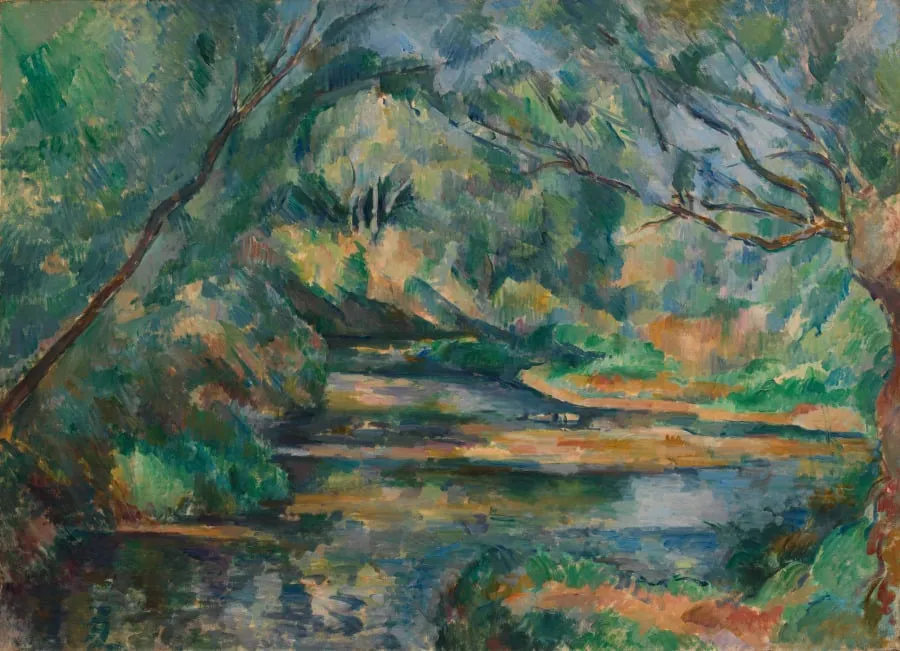 The Brook, by Paul Cezanne, unspecified, 1898