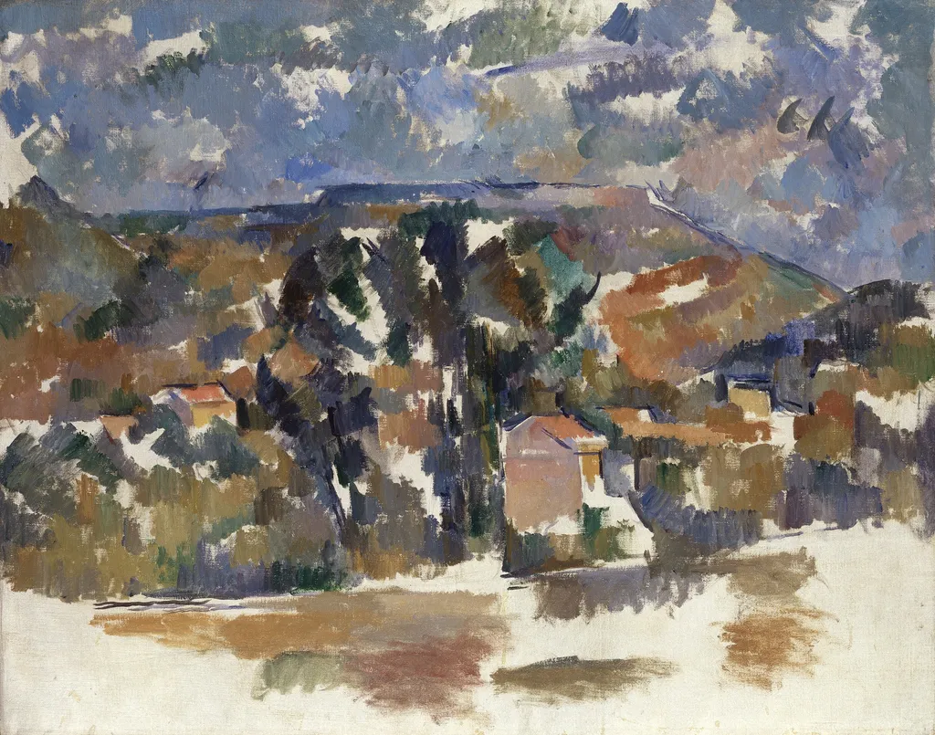 The Mont de Cengle, by Paul Cezanne, oil, 1905