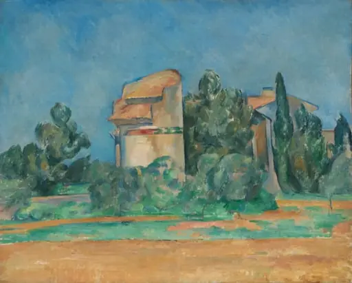 The Pigeon Tower at Bellevue, by Paul Cezanne