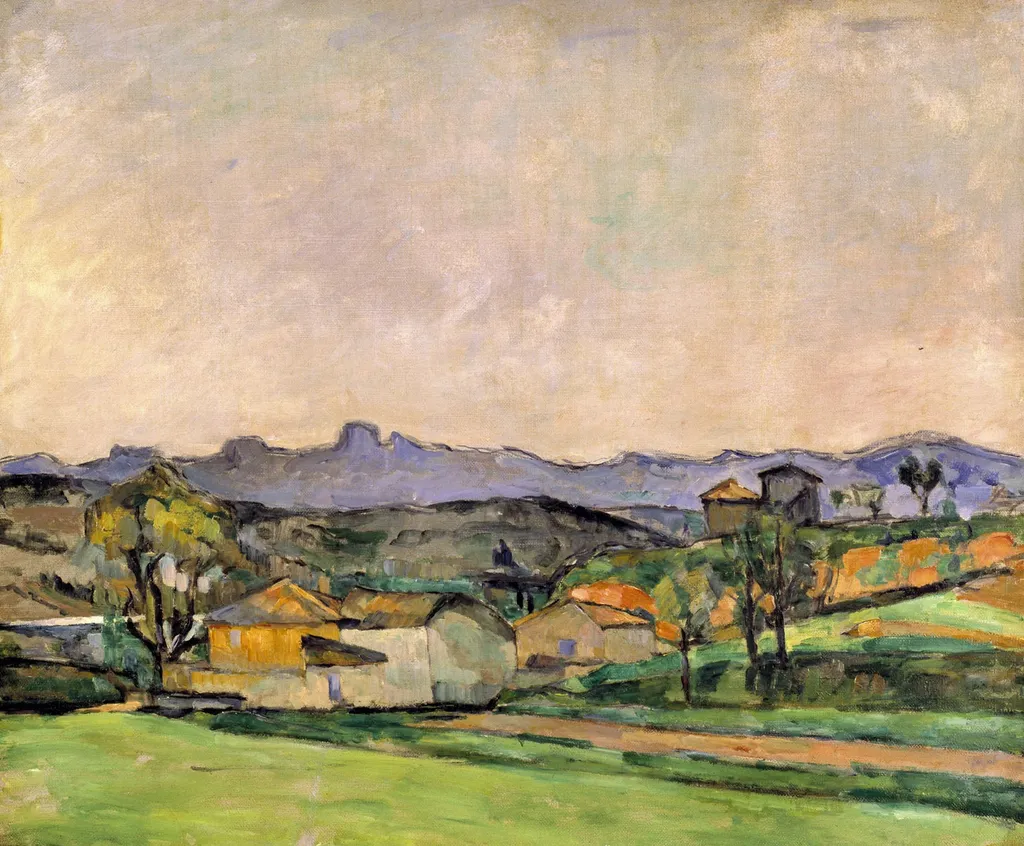 The Star Ridge with the King's Peak, by Paul Cezanne, oil, 1890