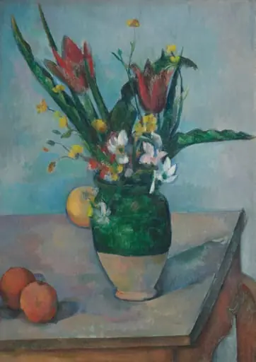 The Vase of Tulips, by Paul Cezanne