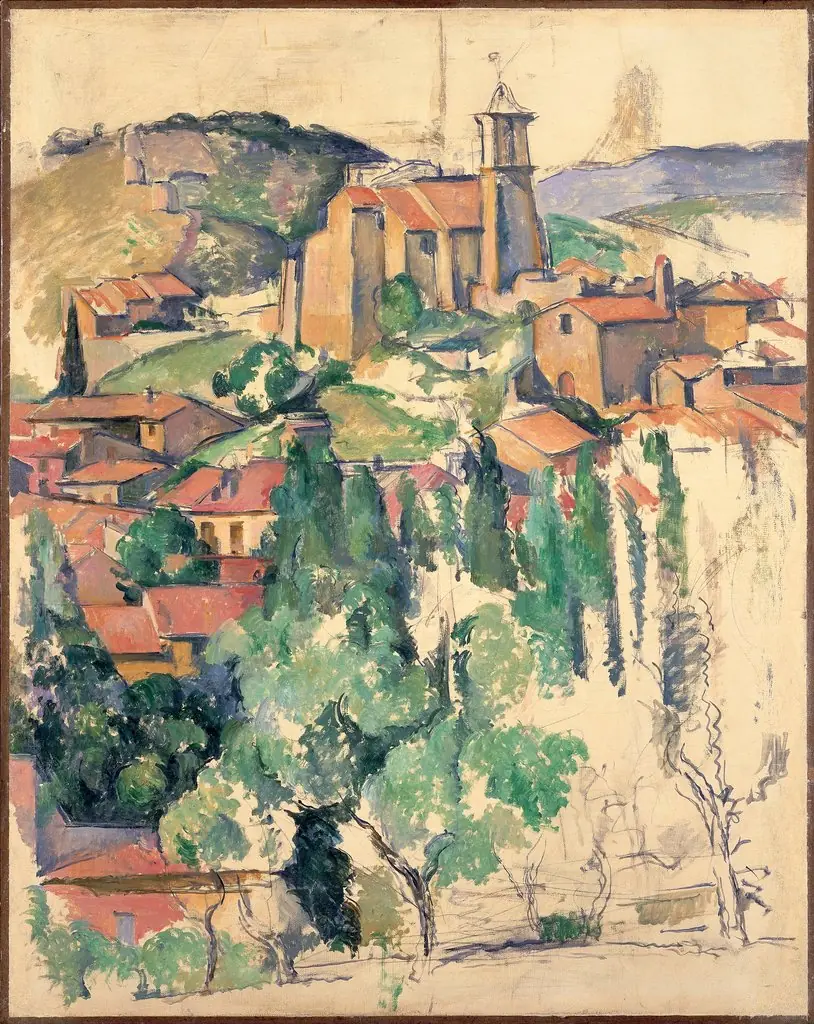 The Village of Gardanne, by Paul Cezanne