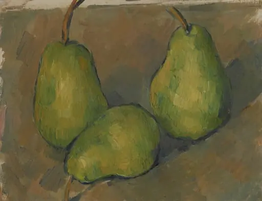 Three Pears, by Paul Cezanne