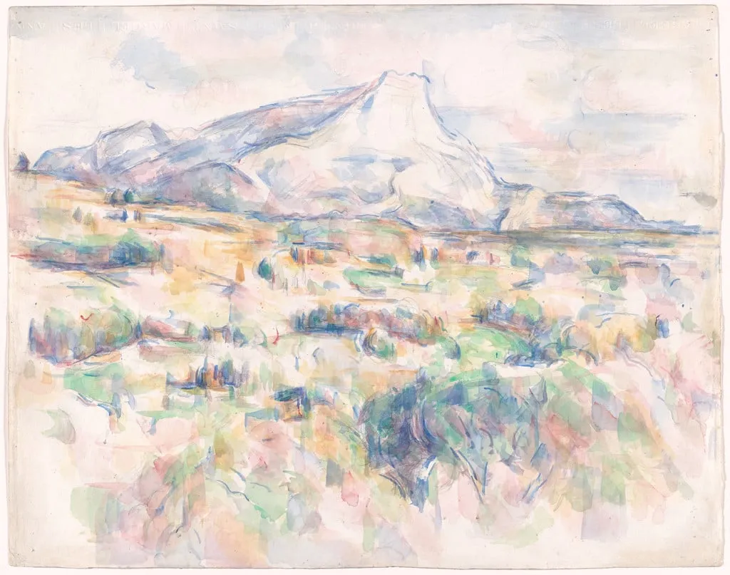 Untitled, by Paul Cezanne, watercolor, 1904