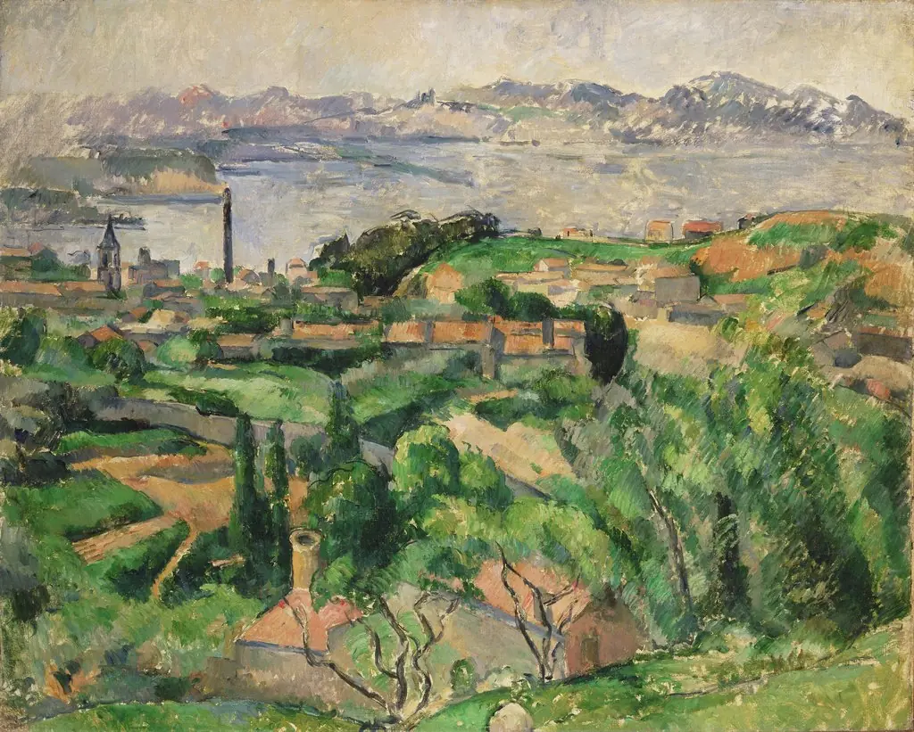 View of the Bay of Marseille with the Village of Saint-Henri, by Paul Cezanne