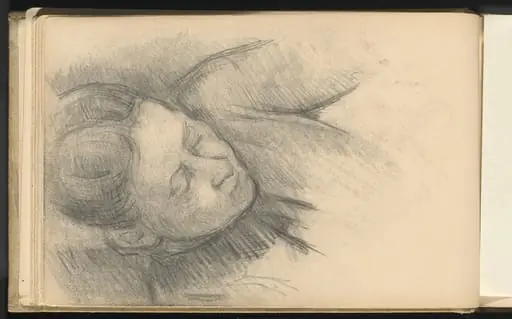 Woman Leaning Forward, by Paul Cezanne