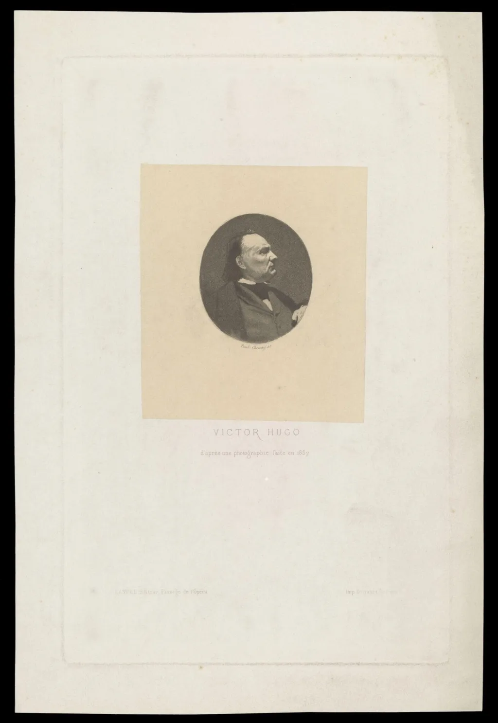 H Beard Print Collection, by Paul Chenay, 1857
