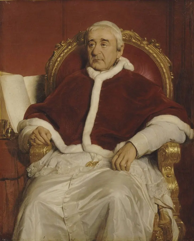 Gregory XVI, Pope (1765-1846), by Paul Delaroche