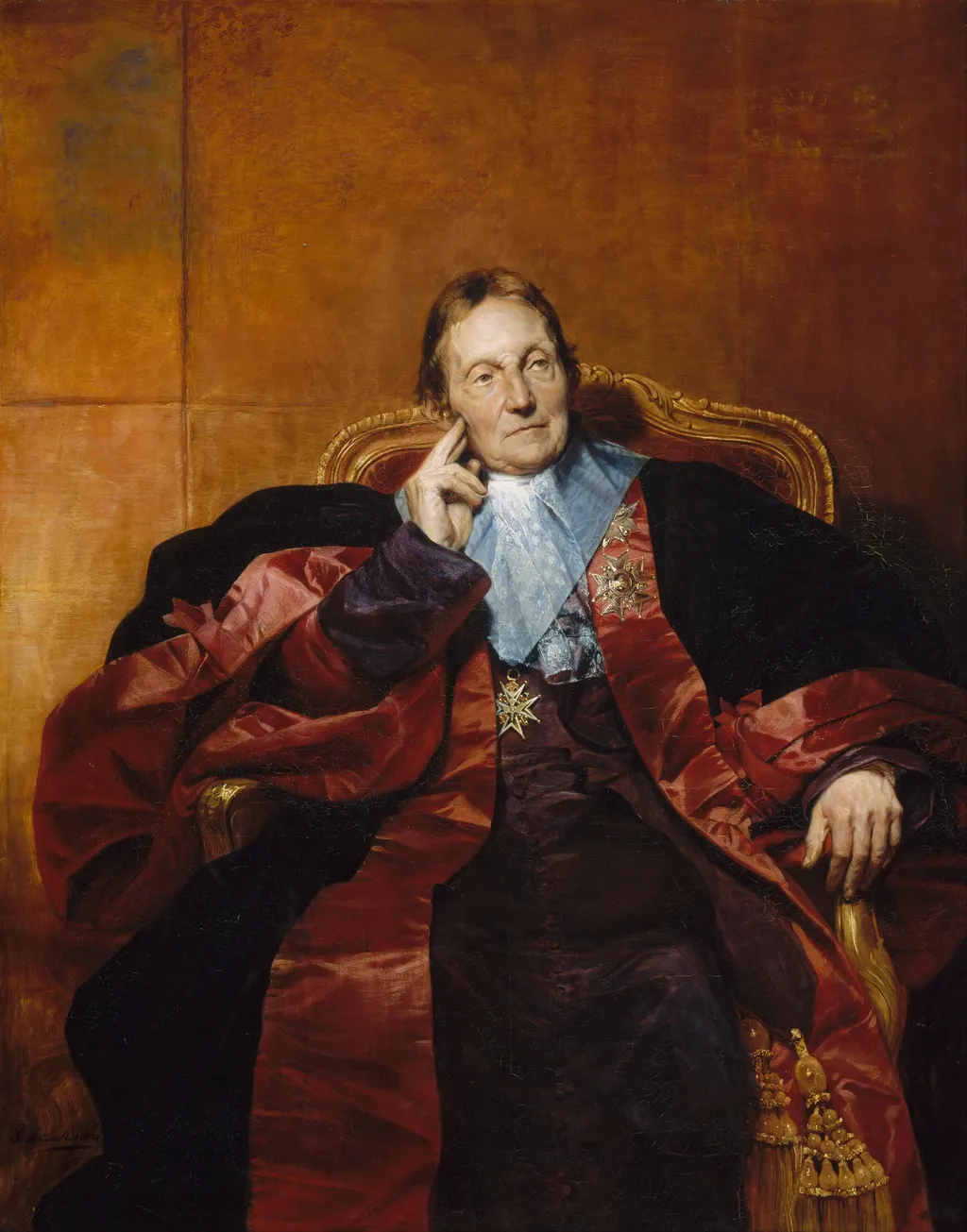 Marquis de Pastoret, by Paul Delaroche, oil, 1829