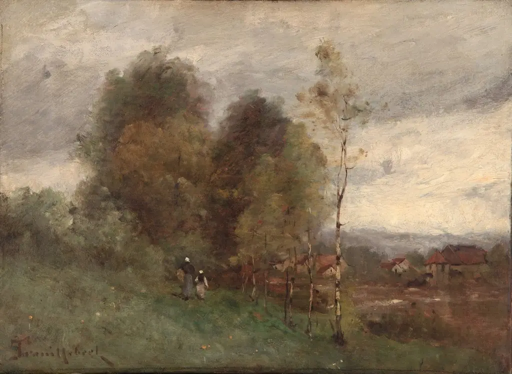 Landscape, by Paul Désiré Trouillebert