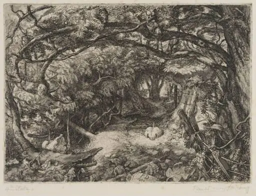 Mickleham Yews III, by Paul Drury