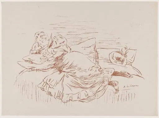 Croquis (Sketch), by Paul Edouard Crébassa