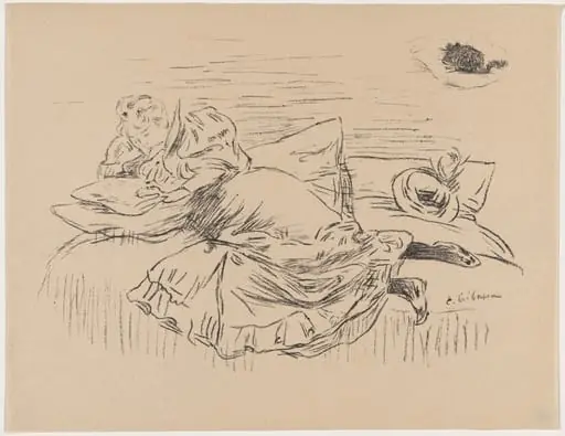 Croquis (Sketch), by Paul Edouard Crébassa