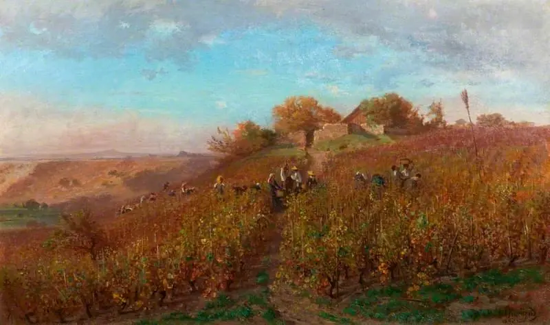 Vintage on the Slopes of the Arve near Geneva, by Paul Edouard Rischgitz